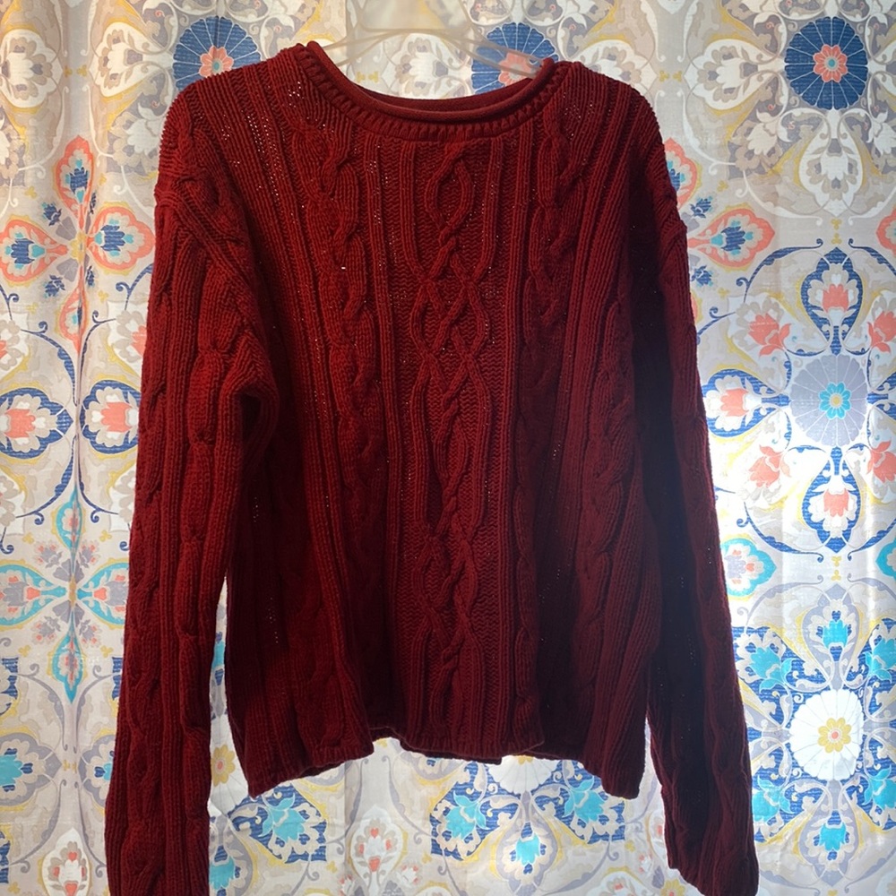 Forever cable knit sweater
